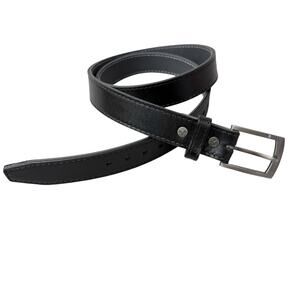 Magpul Tejas Leather Gun Belt Black 42 Silver Buckle Heavy Handmade Texas 1.25"